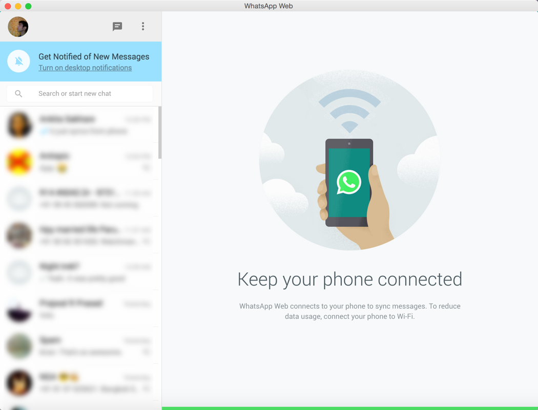 whatsapp for mac web
