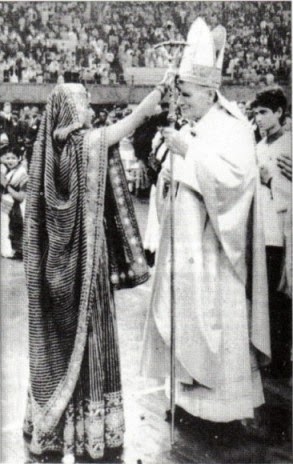 Pope John Paul II "Canonized" by Fr. Villa