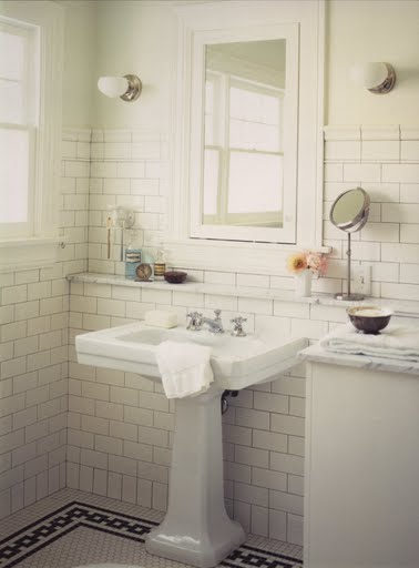 The Overwhelmed Home Renovator Bathroom Remodel Subway Tile Ideas