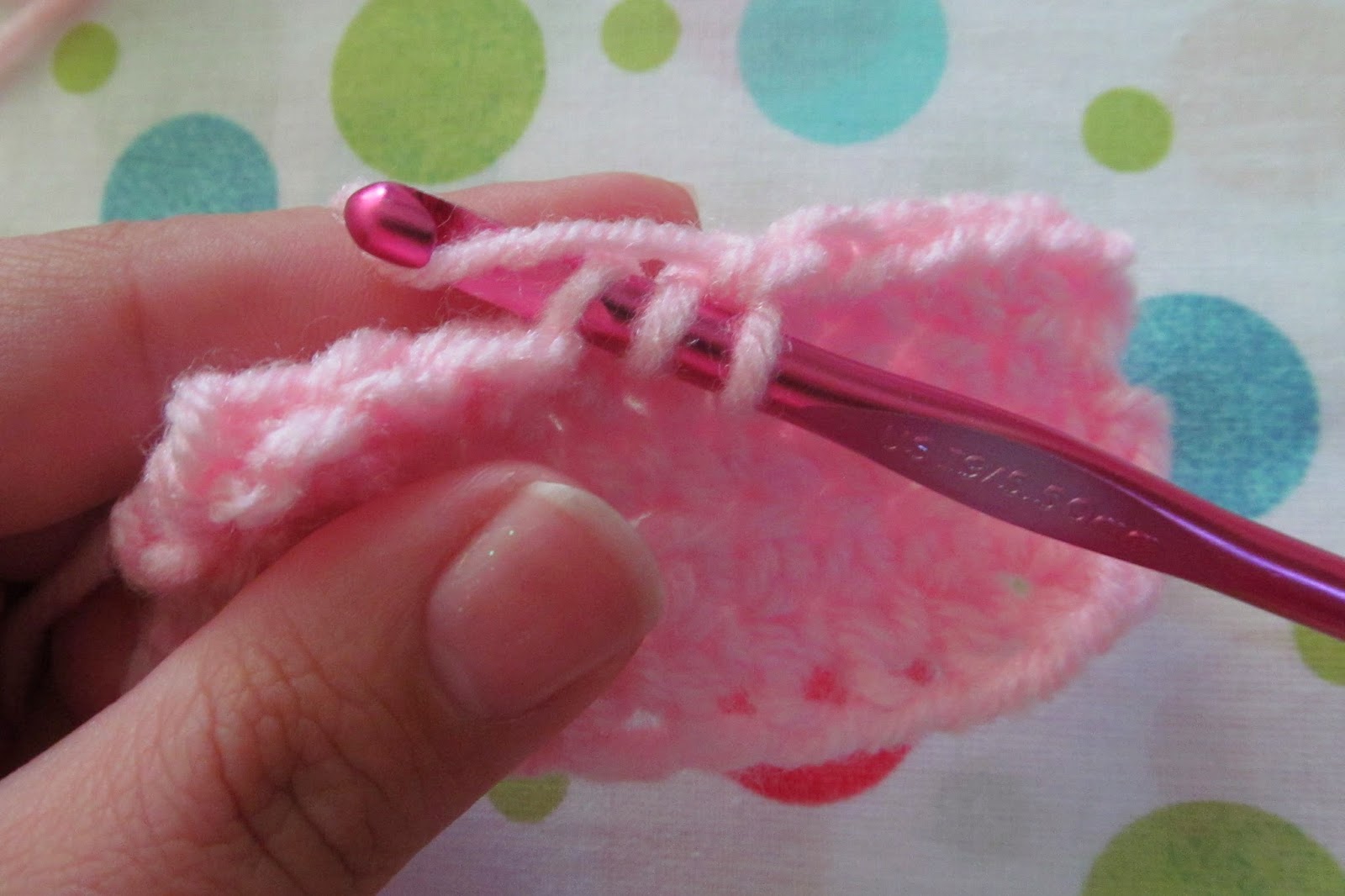 Insert your hook into the next stitch, using the front loop only - 3 ...