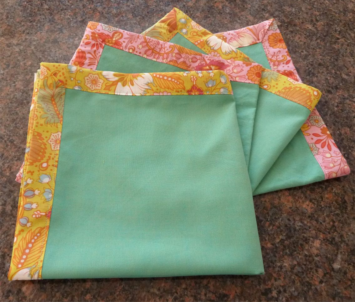 alidiza Bound Edge Napkin Tutorial