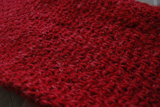 Snood tricot drops loves you #2 point d'étamines