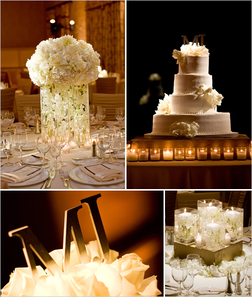 Champagne and gold tones are used here at a reception just the slightest Champagne and gold tones are used here at a reception just the slightest