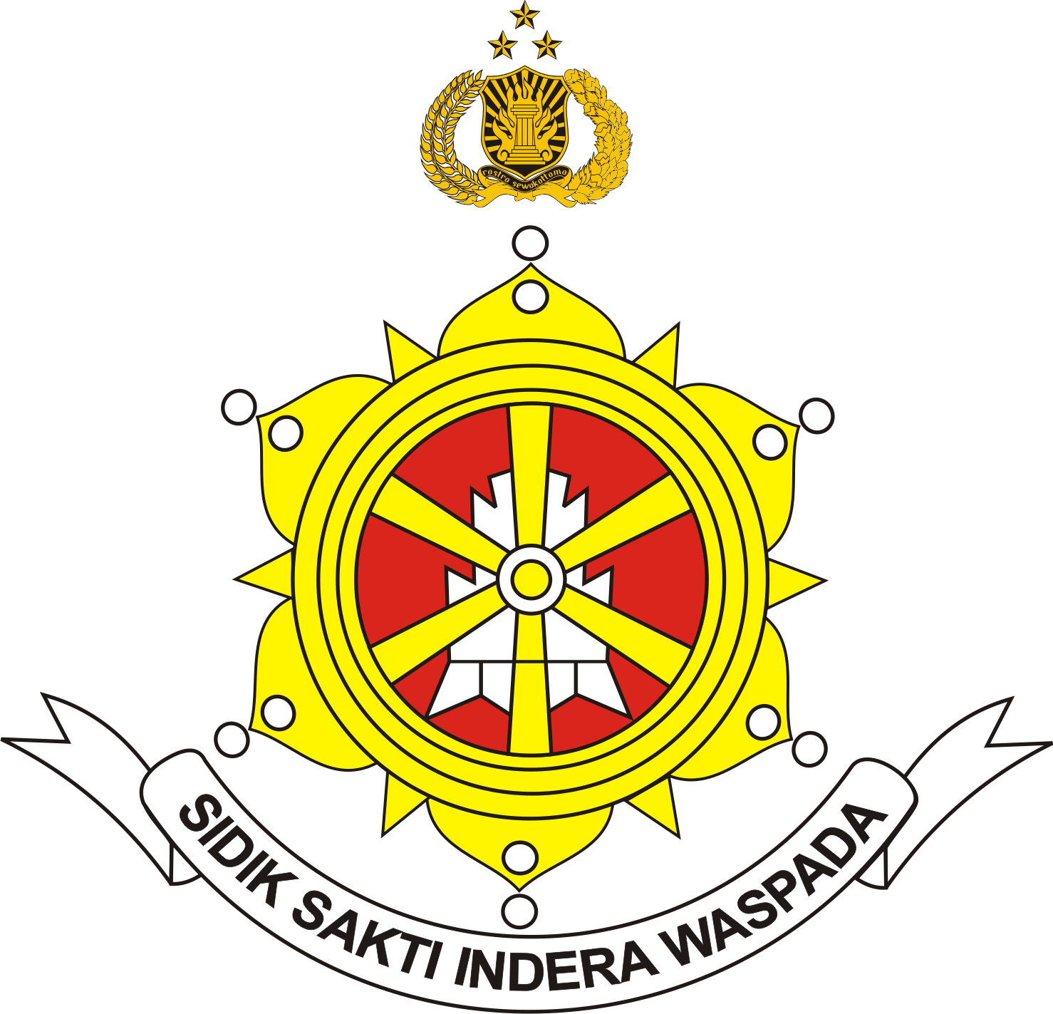 Logo Pusdik Reskrim Polri, Polisi Perairan dan Logo SATRESKRIM - Ardi