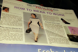 Amina Plummer featured in Financial Junction newspaper..Our brand (AMINA DESIGN)