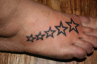 Star Foot Tattoo Photo Gallery - Star Foot Tattoo Ideas