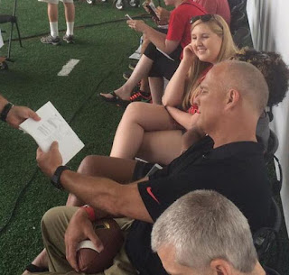 Mark Richt looks lean and mean with new buzzcut. Mark Richt looks lean and mean with new buzzcut.