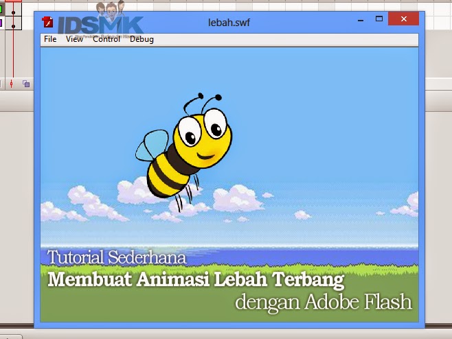 Membuat Animasi Lebah Terbang Dengan Adobe Flash Multimedia Smk Mutu Pasuruan