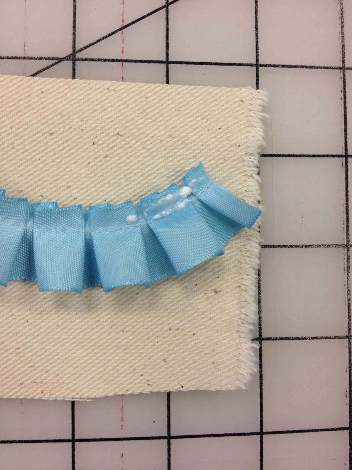 Fabric Center Utah Prepleated Satin Trim Flower Tutorial