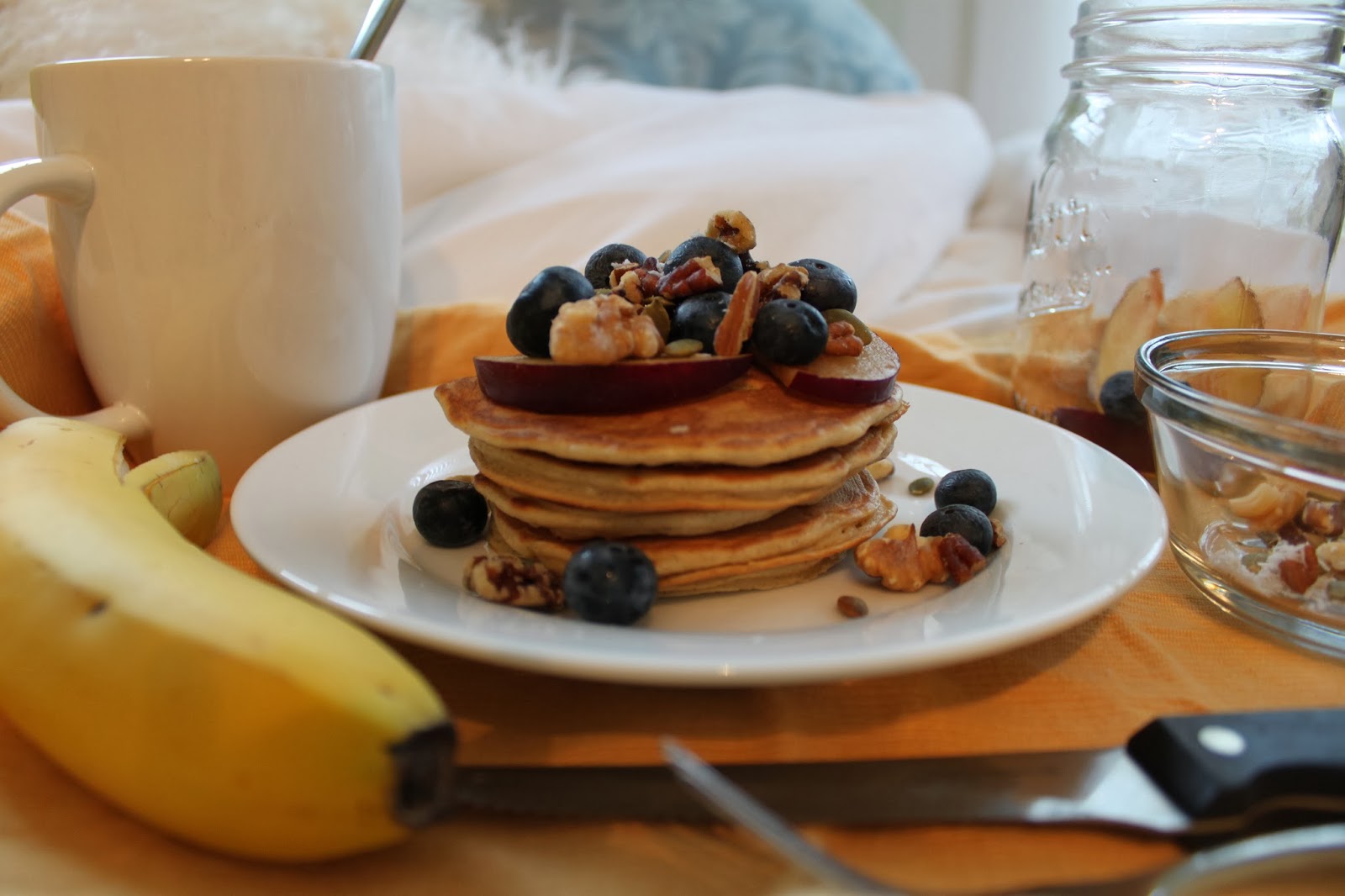 Daily Crunch single serving healthy almond pancakes