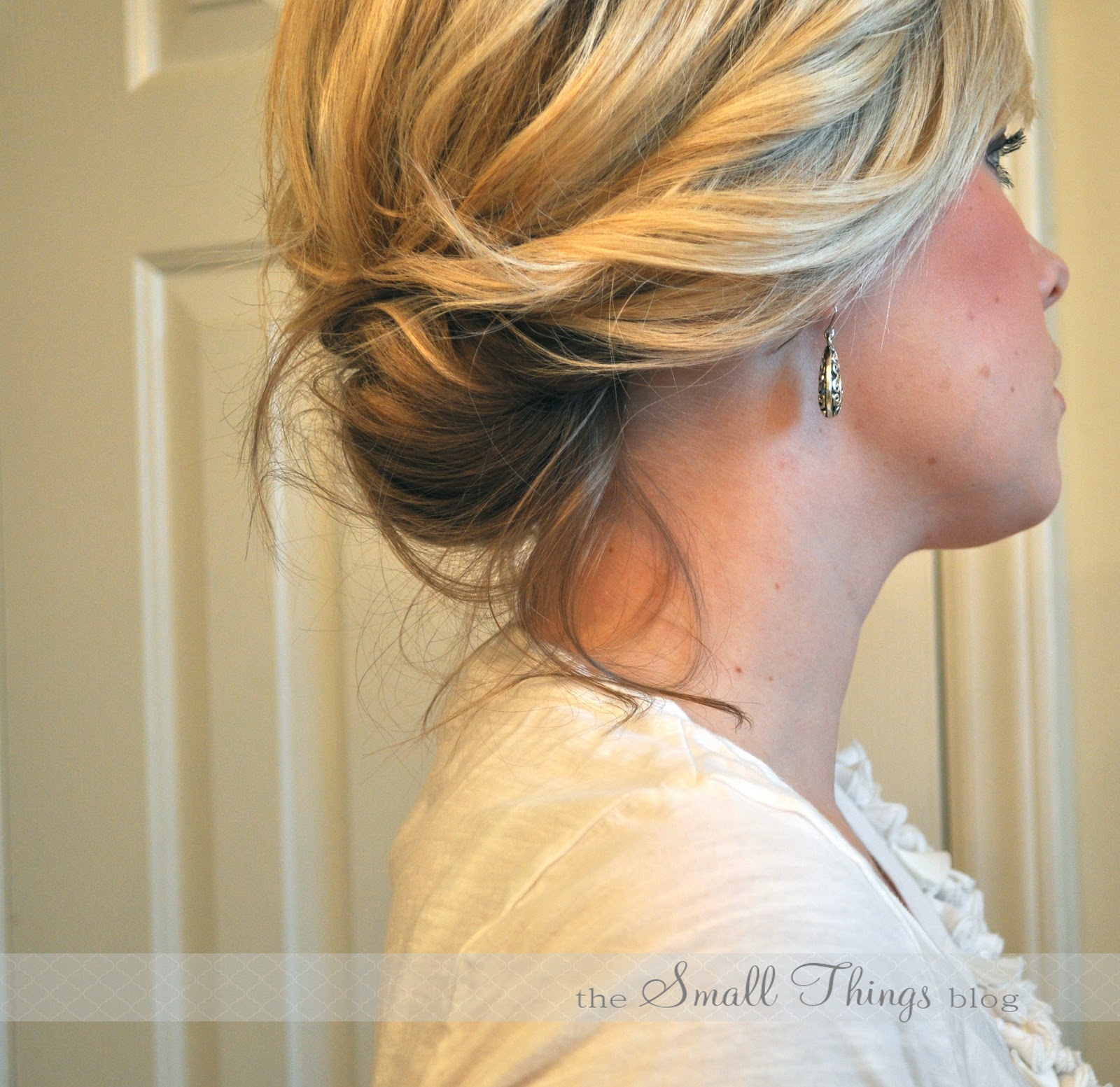 Youâ€™ll see photos of a cleaner updo and one that I messed up a ...