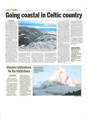 Zermatt Matterhorn celebrations. Photograph by Janie Robinson, Travel Writer