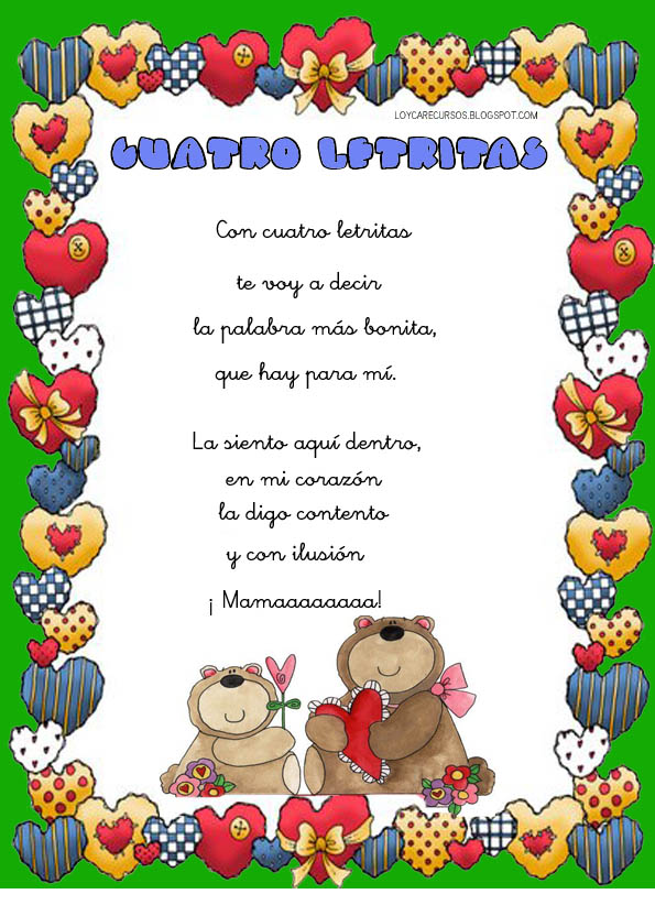 Poemas Para El DIA De Las Madres Poemas Para El DIA De Las Madres