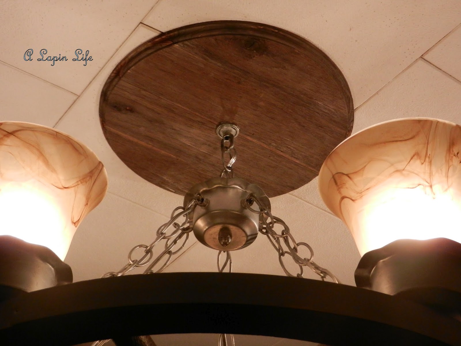 A Lapin Life Barn Wood Ceiling Medallion You Can Make One