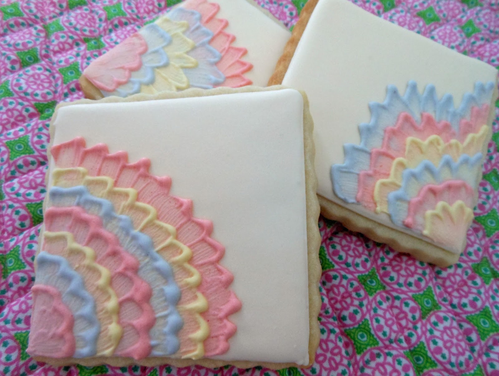 My Cookie Clinic COOKIE SQUARES/ Painting with Royal Icing