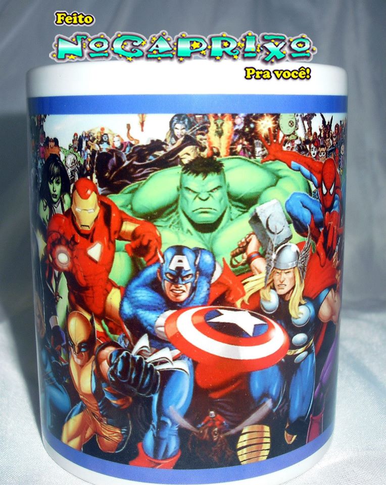 Caneca Personalizada - Super Heróis