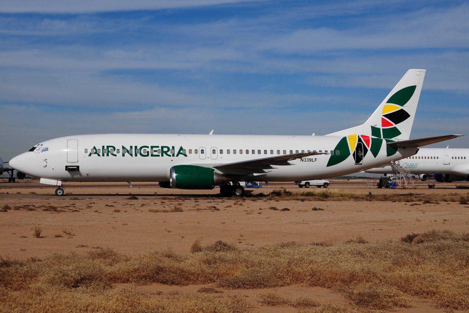 Flyingphotos Magazine News AIR NIGERIA B737400, N339LF