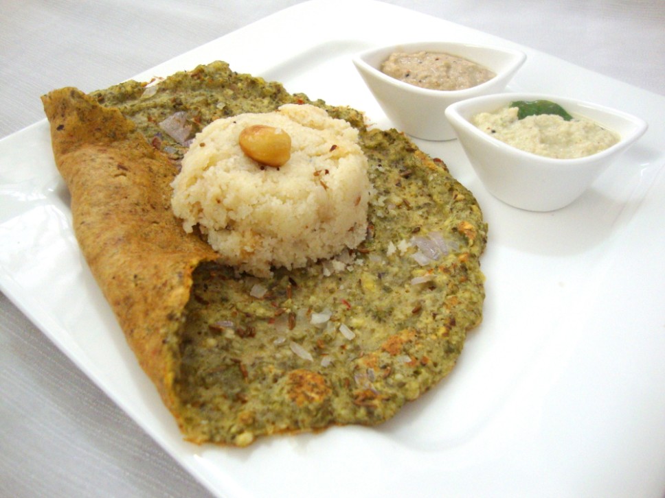 Andhra Pesarattu Whole Moong Dal Dosa