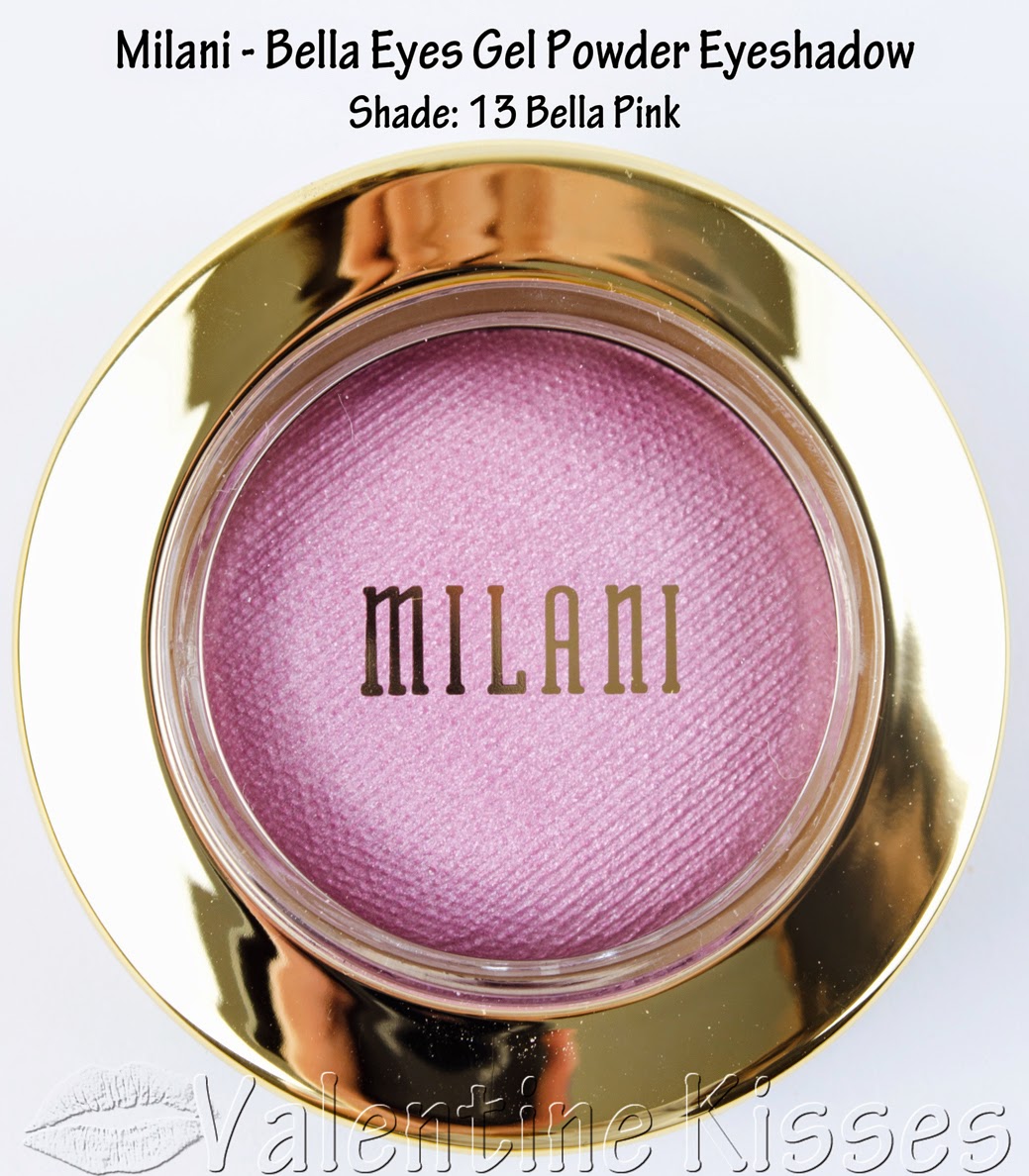 Valentine Kisses Milani Bella Eyes Gel Powder Eyeshadow swatches