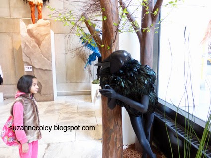 Fowl Play exhibition at FIT, Through a child's eyes by Suzanne Coley