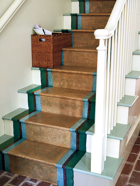 painting stairs