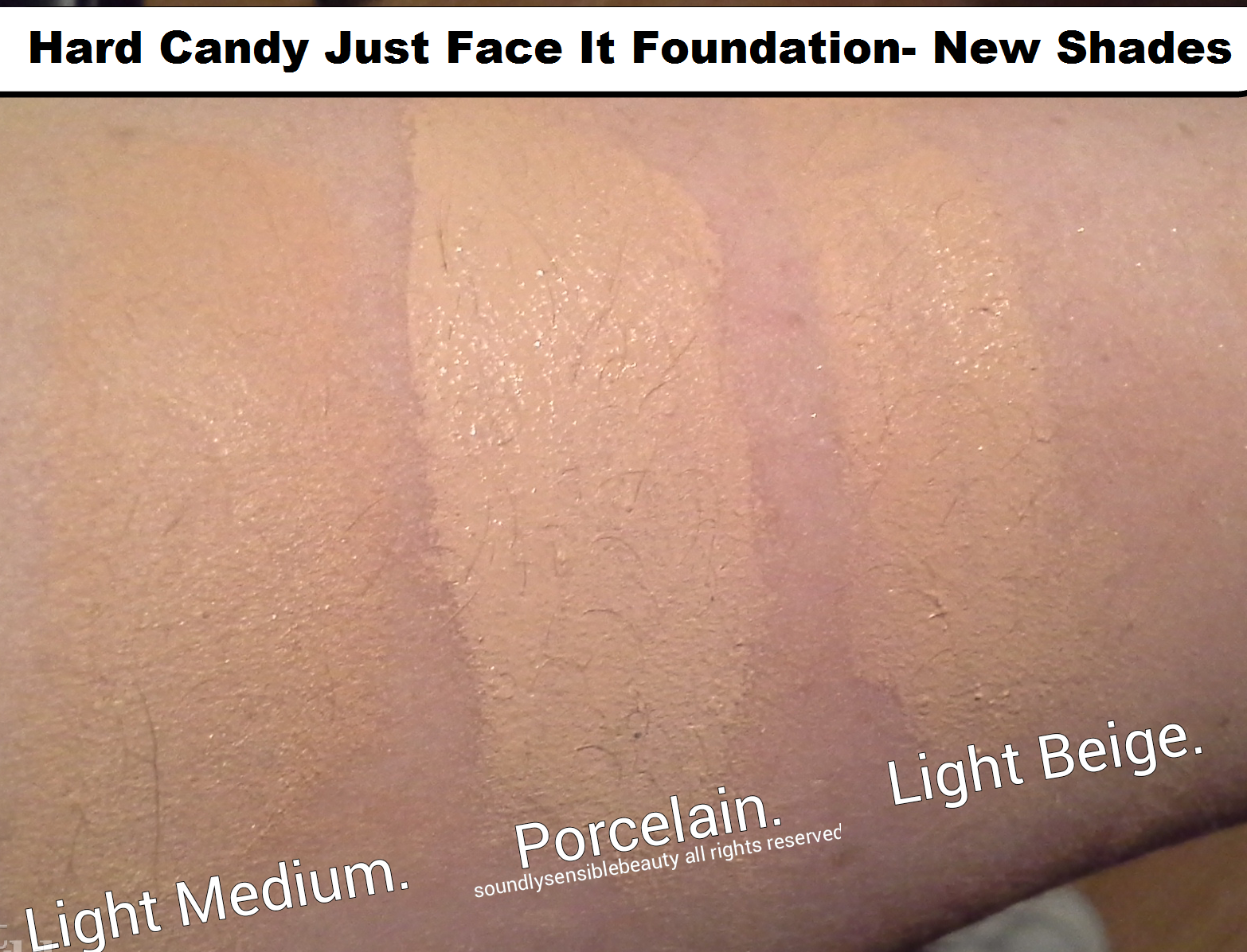 Hard Candy Just Face It Foundation; Review & Swatches!