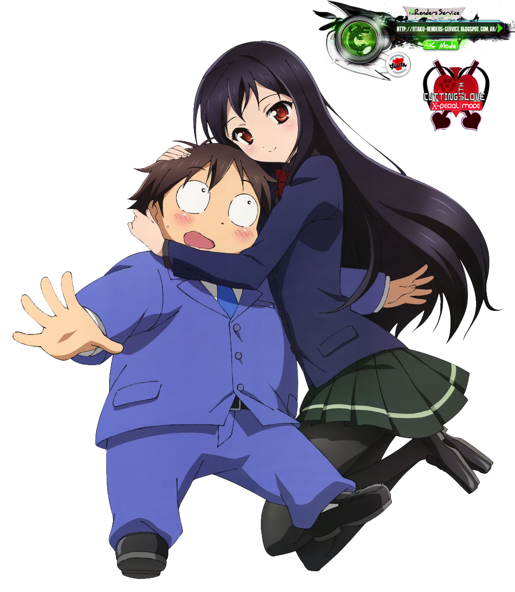 Accel WorldKuroyukihime+Haru Cute Love Valentine Render 1 ORS Anime