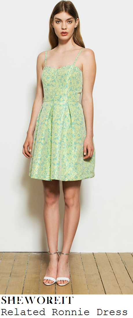 hannah-tointon-light-green-and-blue-floral-print-sweetheart-neckline-sleeveless-prom-dress-itv-summer-party hannah-tointon-light-green-and-blue-floral-print-sweetheart-neckline-sleeveless-prom-dress-itv-summer-party