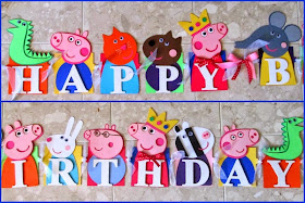 Peppa Pig Birthday Banner