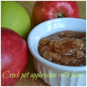 Clean crock pot apple sauce