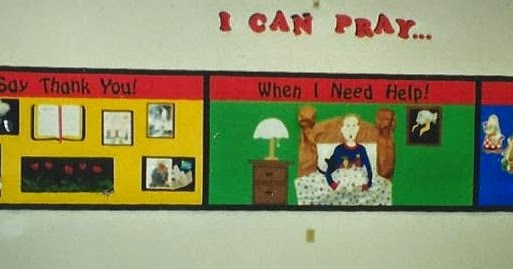 Children's Bible Lessons: Bulletin Board - Prayer