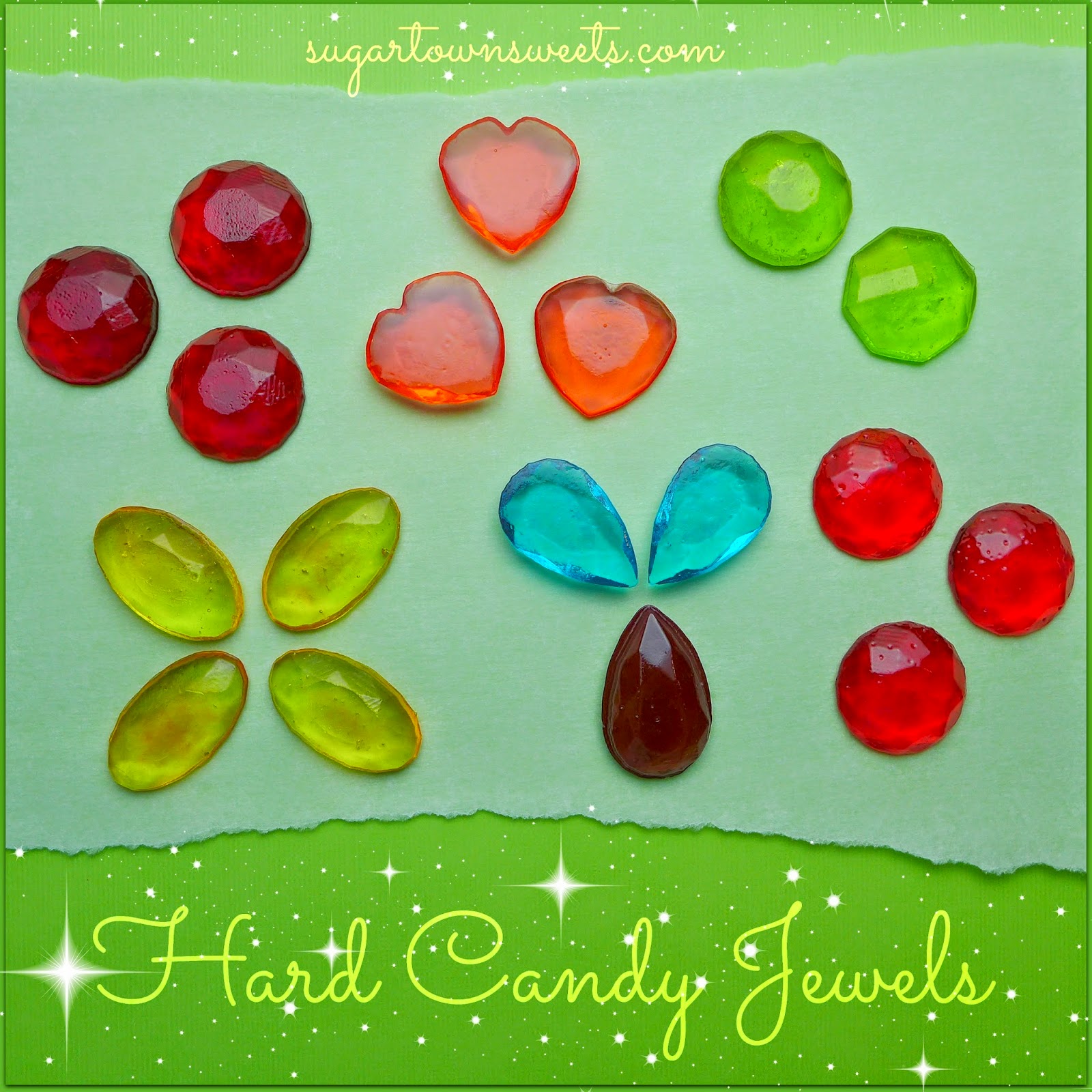  LorAnn Hard Candy Making Mold Gems Set - Includes Jewels, Break  Apart Hexagon, and Break-apart Rectangle : Home & Kitchen