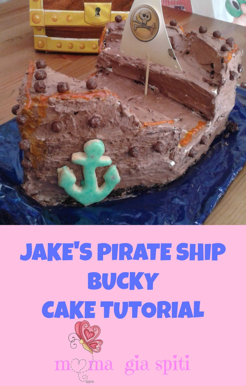 JAKE�S PIRATE SHIP CAKE Μμ για σπίτι&hellip;