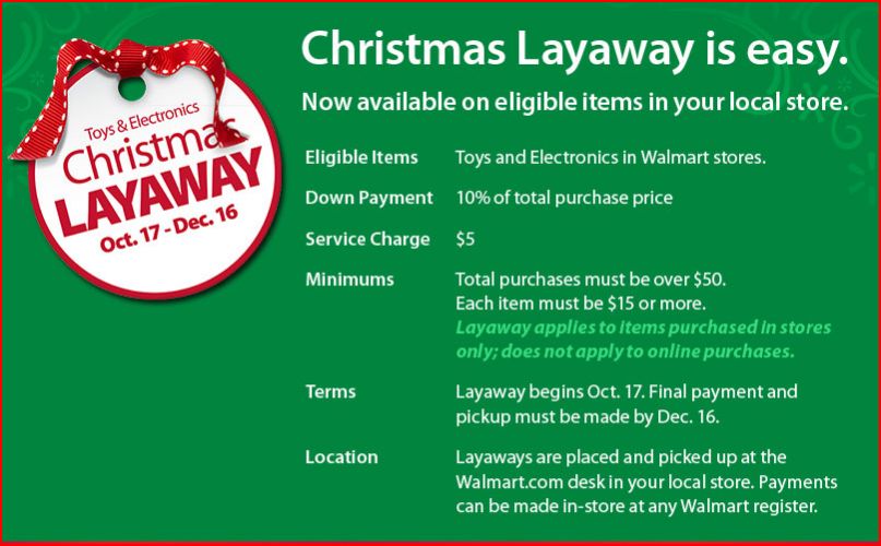 Walmart Last Day To Pickup Your Layaway Items! NorCal Coupon Gal