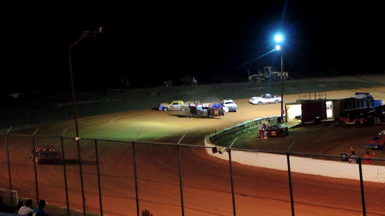 Deep Dixie Racing Chris Tucker's Car Is Demolished In 1st Lap Rollover