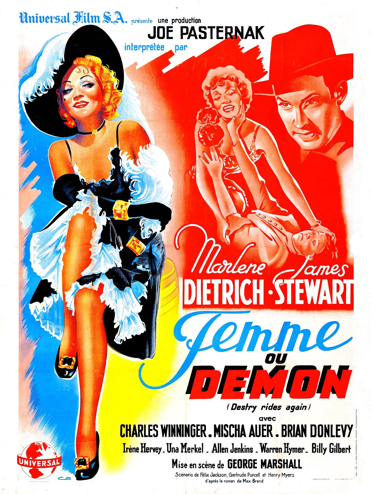 Femme ou démon (1939) George Marshall - Destry rides again (07.09.1939 / 02.11.1939)