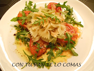 Ensalada De Pasta Con Tomates Asados
