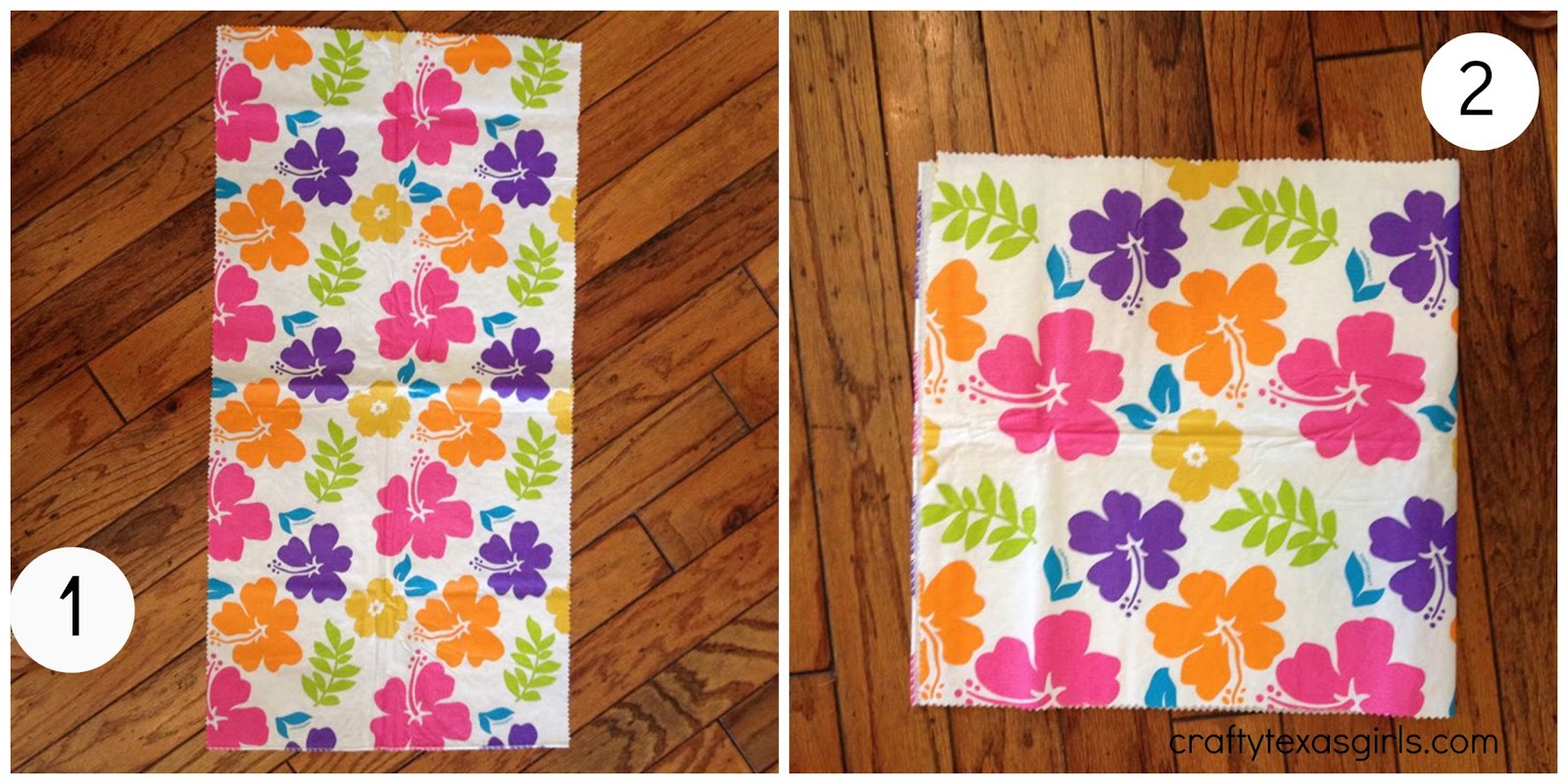 Crafty Texas Girls Craft It Sit Upon using a Vinyl Tablecloth