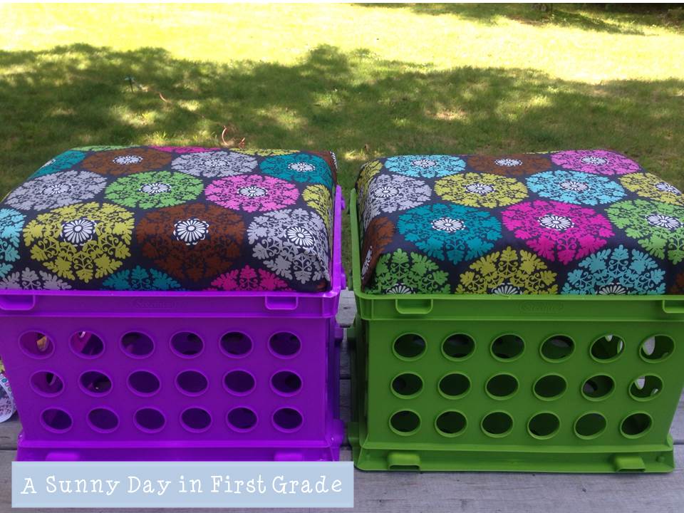 Crate Seat Tutorial!!! A Sunny Day in First Grade
