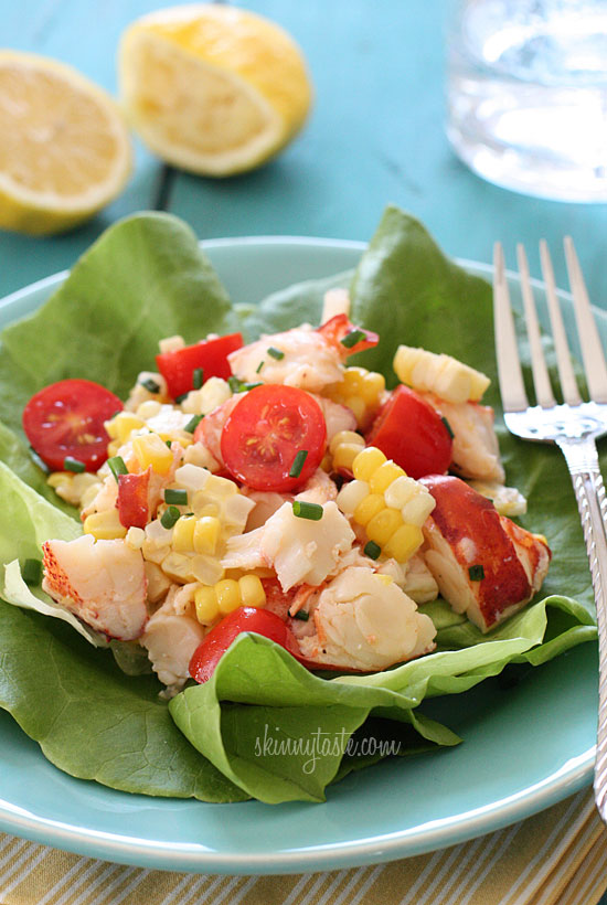 Chilled Lobster Salad with Sweet Summer Corn and Tomatoes Chilled Lobster Salad with Sweet Summer Corn Chilled Lobster Salad with Sweet Summer Corn and Tomatoes