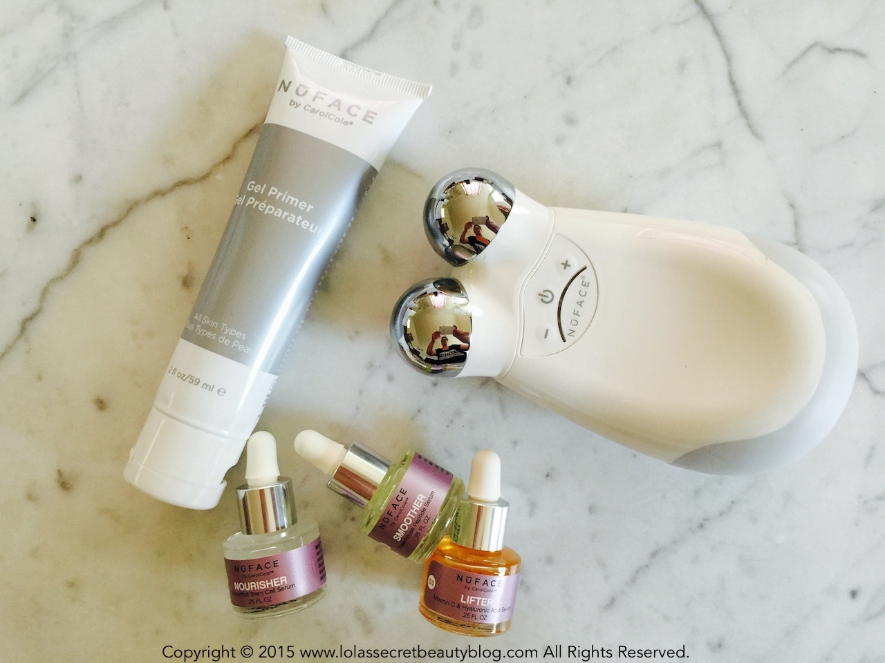 lola's secret beauty blog NuFACE Trinity Facial Toning Device Review