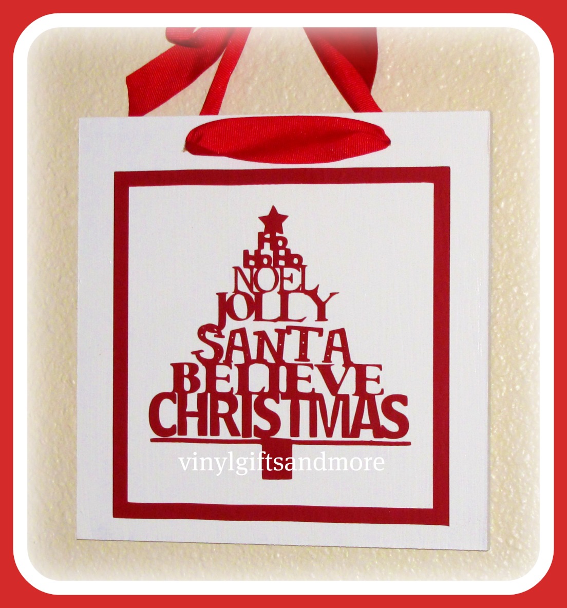 Super Saturday Crafts Christmas Tree Word Art