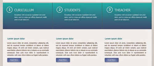 Free PSD Education Web Design