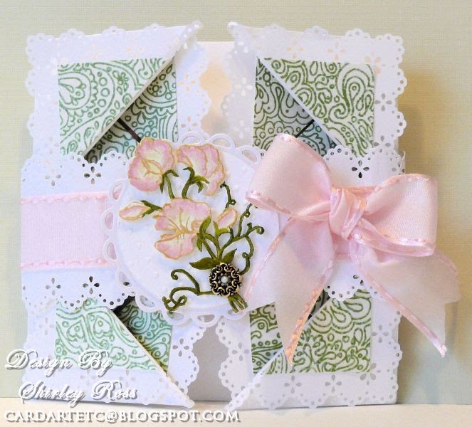 Card Art, Etc. A Smaller Folded Napkin Card Tutorial