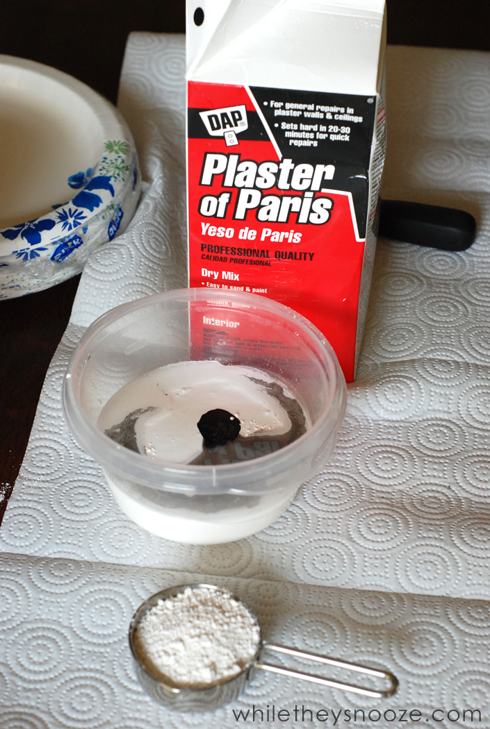How To Make Chalk Paint with Plaster of Paris - Easy Recipe