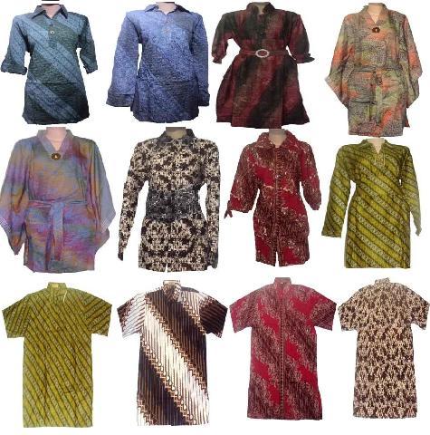 model baju batik muslim modern dan model baju batik