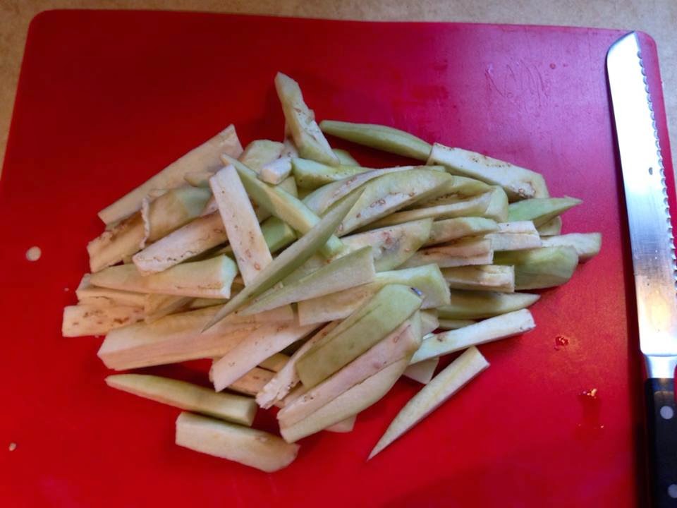 The Comforting Vegan Baked Vegan Eggplant Fries