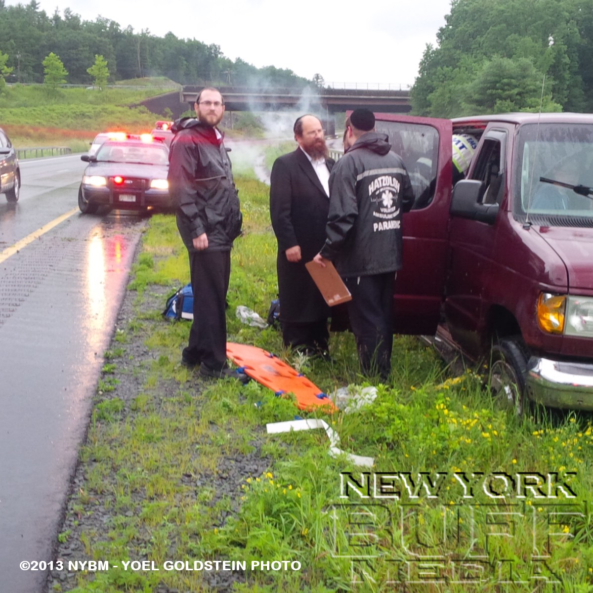 New York Buff Media Vehicle Accident On The NY17