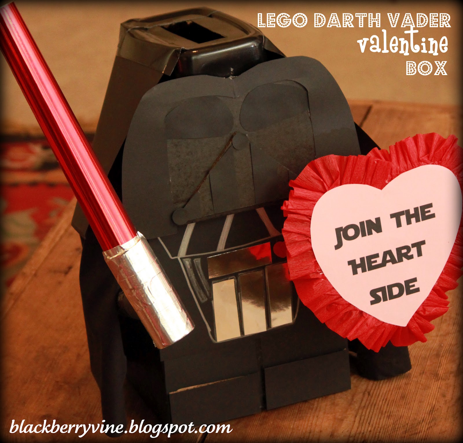 The Blackberry Vine Lego Darth Vader Valentine Box
