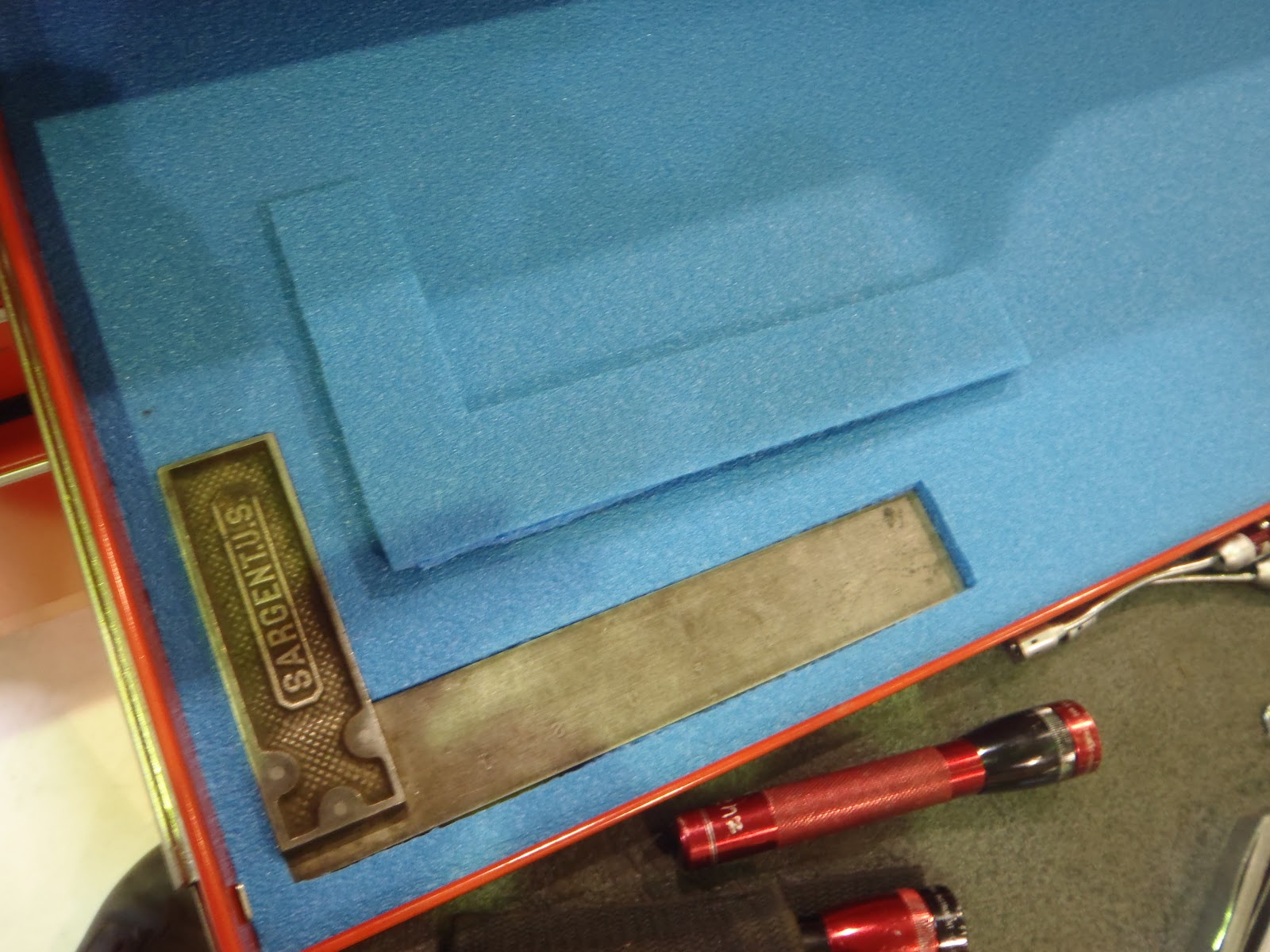 Aviation Maintenance Tool Box Shadowing with foam